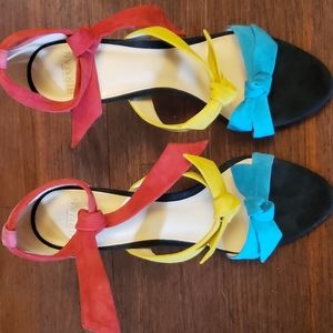 NWOT ALEXANDRE birman Lolita colorful suede sexy heel sz 39